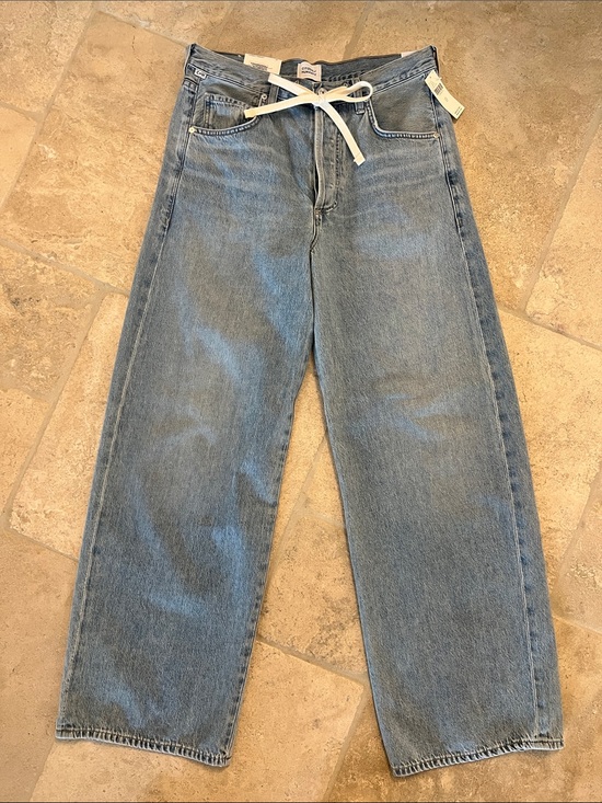 Citizens Of Humanity Denim - Citizens Of Humanity Light Blue Wide Leg Jeans